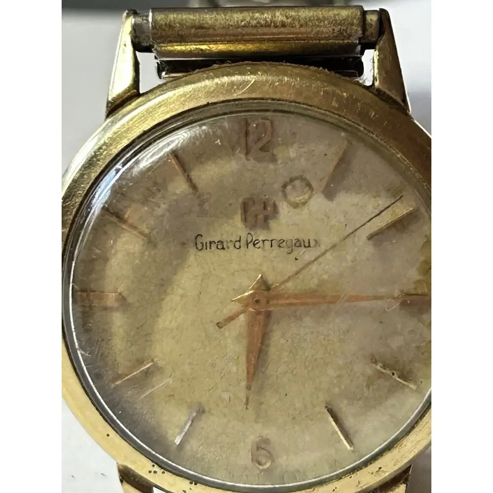 Girard-Perregaux Gyromatic Ref 8371615 - Rare Bausch & Co Retailer Dial - 1960s